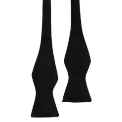 Petronius Schwarze Fliege „Black Butterfly Bow Tie" Aus Reiner Ripsseide* Krawatten