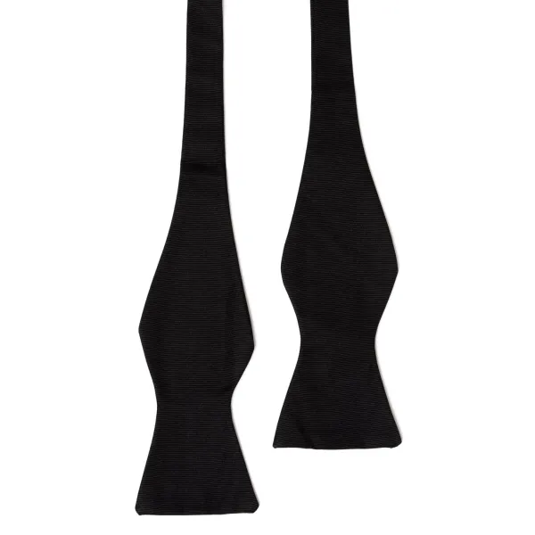 Petronius Schwarze Fliege „Black Butterfly Bow Tie" Aus Reiner Ripsseide* Krawatten
