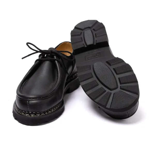 Paraboot Schwarzer Derby „Michael" Aus Gewachstem Kalbsleder* S