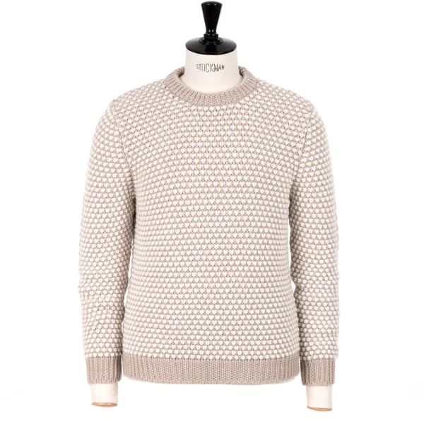 Settefili X Mj: Pullover „Motivo A Perline" Aus Reiner Merinowolle* Strickwaren
