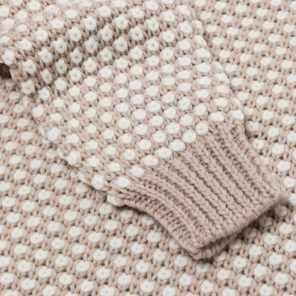 Settefili X Mj: Pullover „Motivo A Perline" Aus Reiner Merinowolle* Strickwaren