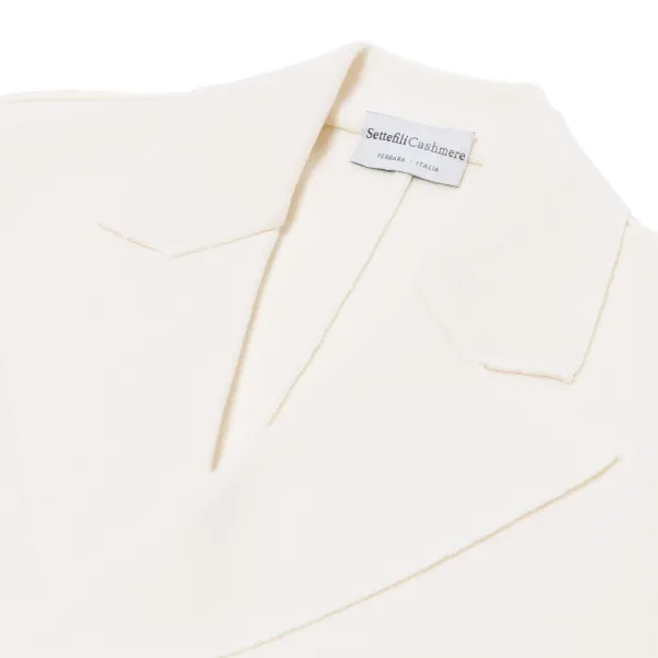 Settefili X Mj: Strickblazer „Giacca In Maglia" Aus Reiner Merinowolle* Strickwaren