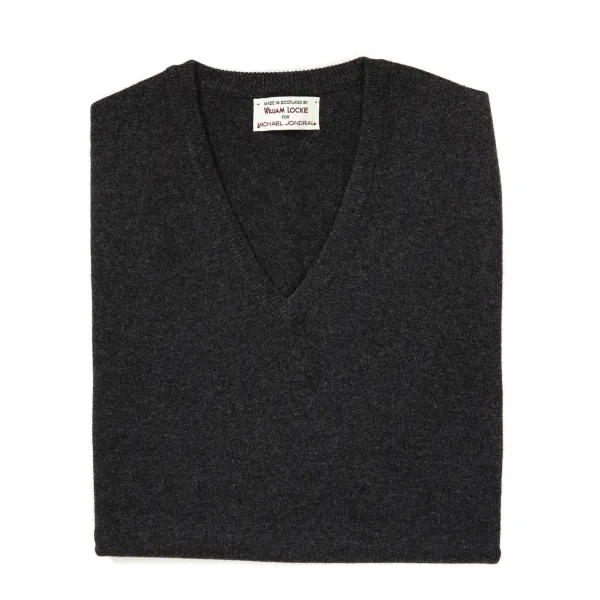 William Lockie Slip-Over „Oxton Slipover" Aus Feinem Schottischem 1-Lagigem Kaschmir* Strickwaren