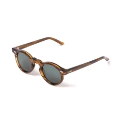 TBD BRILLEN Sonnenbrille „World Earth Bio" Mit Grunen Glasern Handgefertigt* Sonnenbrille