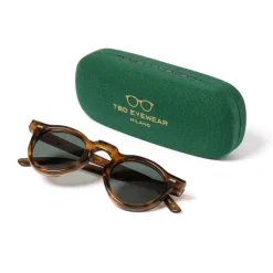TBD BRILLEN Sonnenbrille „World Earth Bio" Mit Grunen Glasern Handgefertigt* Sonnenbrille