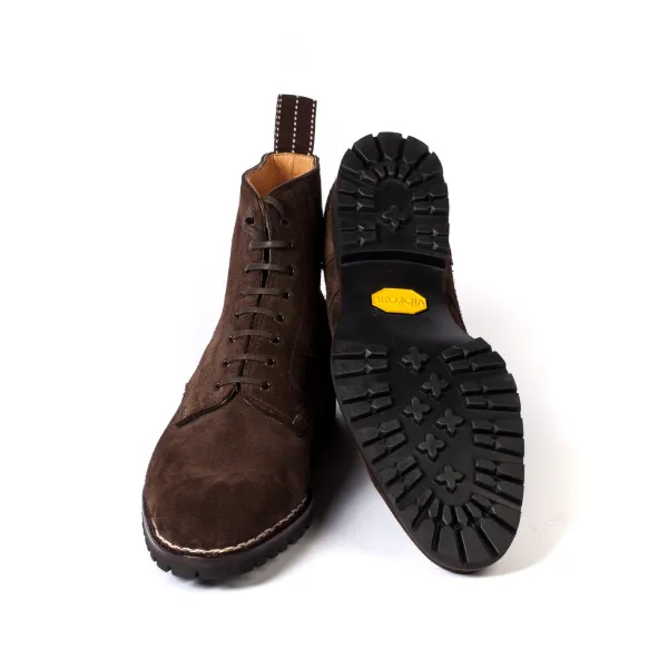 Saint Crispin's Stiefel „Derby Norvegese" Aus Dunkelbraunem Leder* Mto