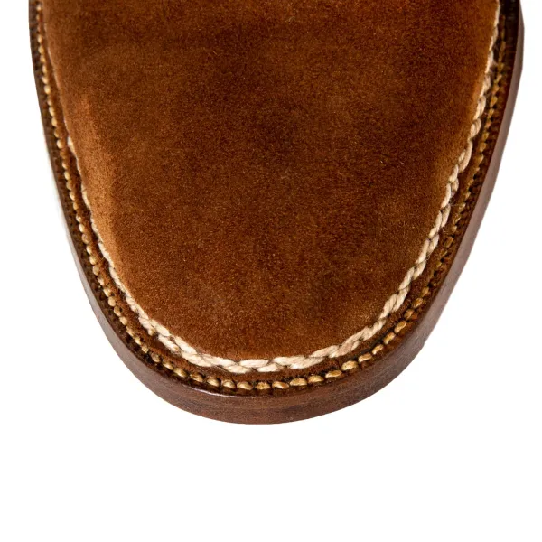 Saint Crispin's Stiefeletten „Chukka Norvegese" Aus Cognacbraunem Kudu-Antilopen-Vollnarbenleder* Mto