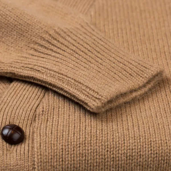 William Lockie Strickjacke „Datched" Aus Reinem Kamelhaar* Strickwaren