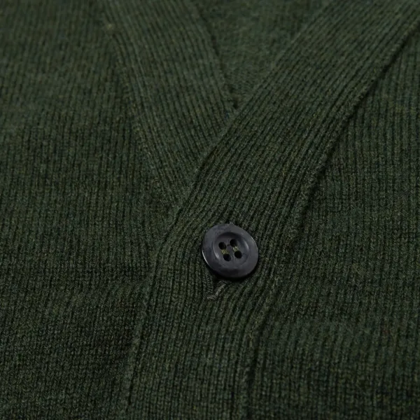 William Lockie Strickjacke „Leven Cardigan" Aus Geelong-Lammwolle 2-Lagig* Strickwaren