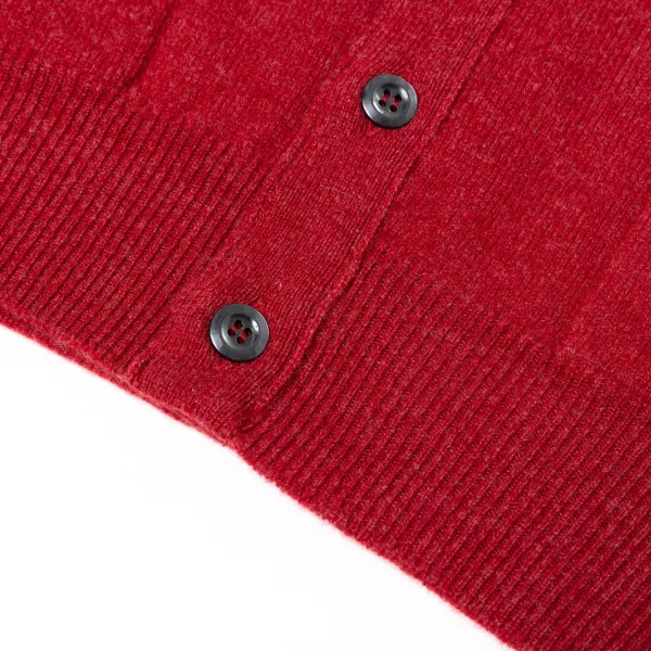 William Lockie Strickjacke „Leven Cardigan" Aus Geelong-Lammwolle 2-Lagig* Strickwaren