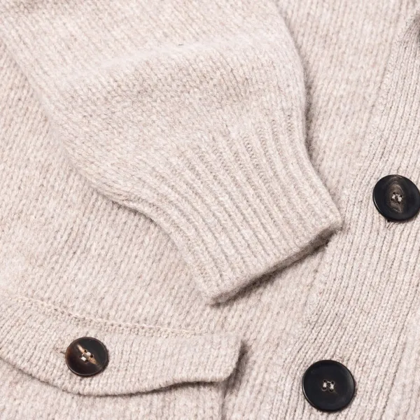 William Lockie Strickjacke „Lomond Knit-Bomber" Aus 4-Lagiger Geelong-Lammwolle* Strickwaren