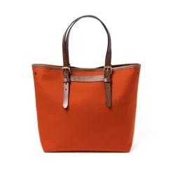Felisi Tasche Aus Baumwoll-Canvas Und Sattelleder „New Office Tote