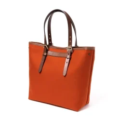 Felisi Tasche Aus Baumwoll-Canvas Und Sattelleder „New Office Tote