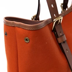 Felisi Tasche Aus Baumwoll-Canvas Und Sattelleder „New Office Tote
