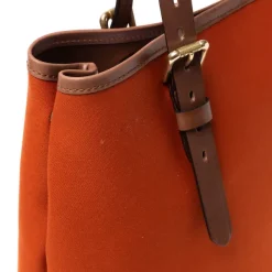 Felisi Tasche Aus Baumwoll-Canvas Und Sattelleder „New Office Tote