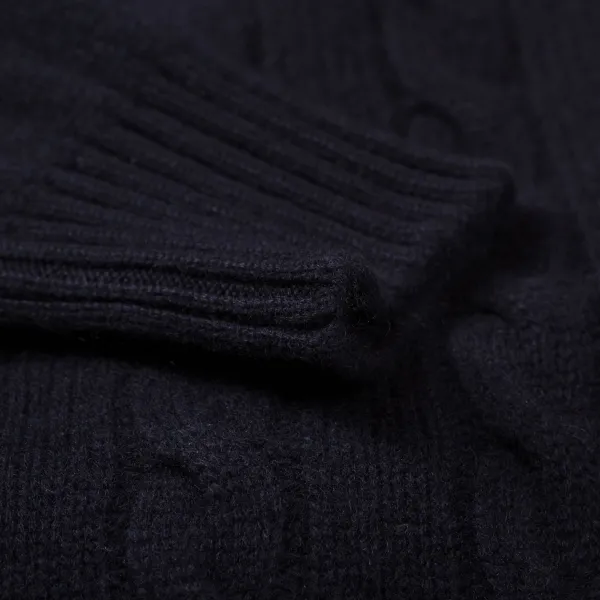 William Lockie Zopfpullover „Chirnside Cable" Aus Reinem Schottischem 4-Lagigem Kaschmirpullover* Strickwaren
