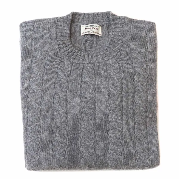 William Lockie Zopfpullover „Chirnside Cable" Aus Reinem 4-Lagigem Kaschmir* Strickwaren