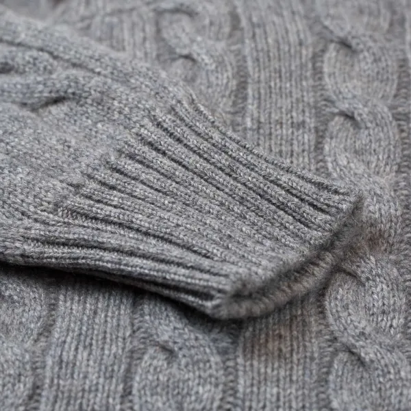 William Lockie Zopfpullover „Chirnside Cable" Aus Reinem 4-Lagigem Kaschmir* Strickwaren